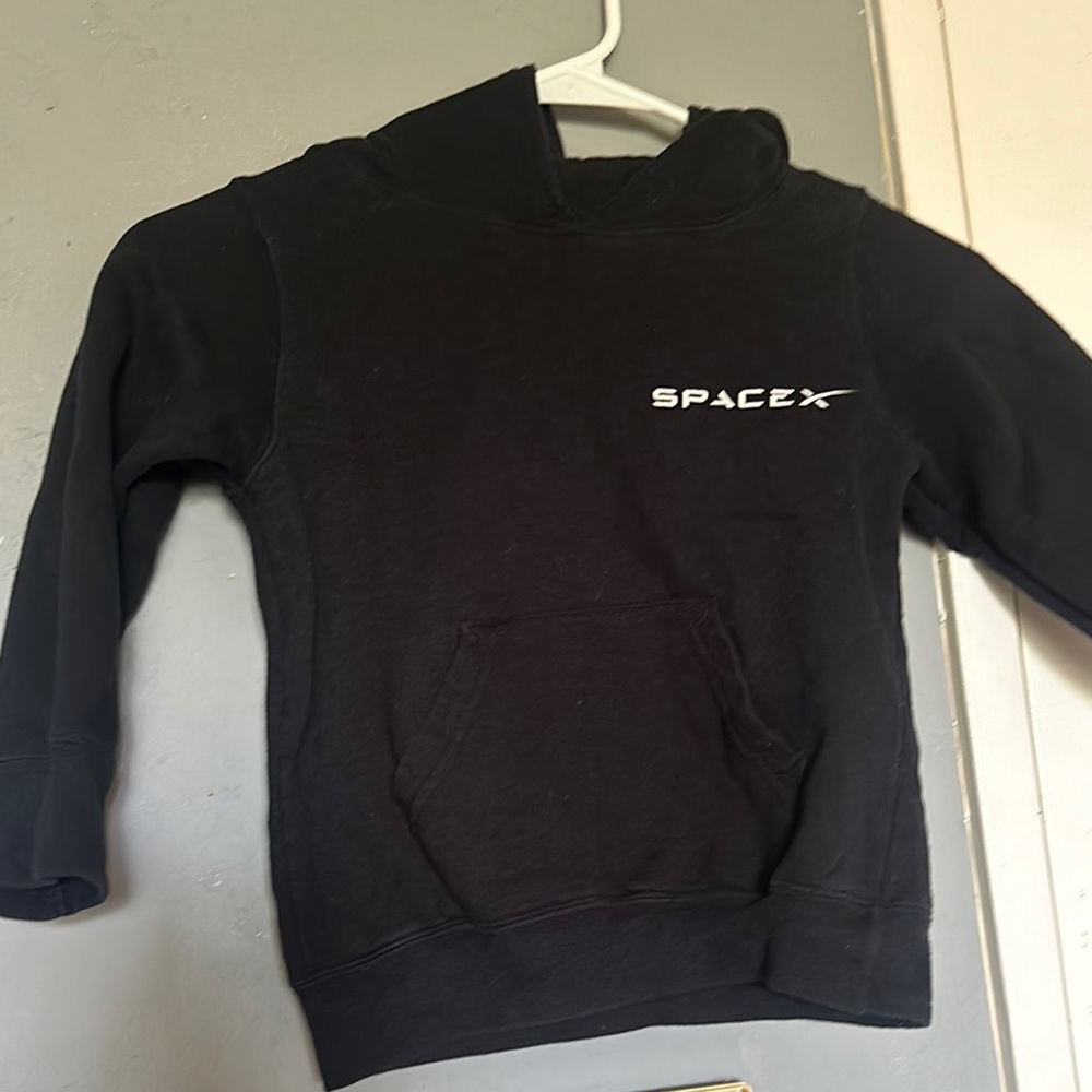 Black Casual Sweatshirt Hoodie